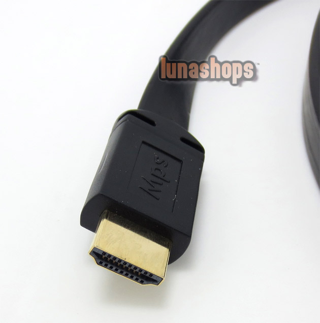 1pcs MPS 1.4 3D HD-168 HDMI Male To Male 24AWG99.9997％ OFC HDTV 4k