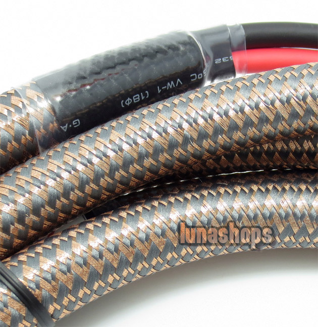 3m 1pcs MPS E-330sp OFC Banana Male To Male Cable Gold Plated For Hifi Speaker AMP