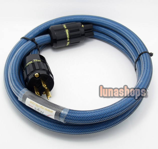 2m 1pcs MPS C-280AC Power Cable For Hifi Speaker AMP System