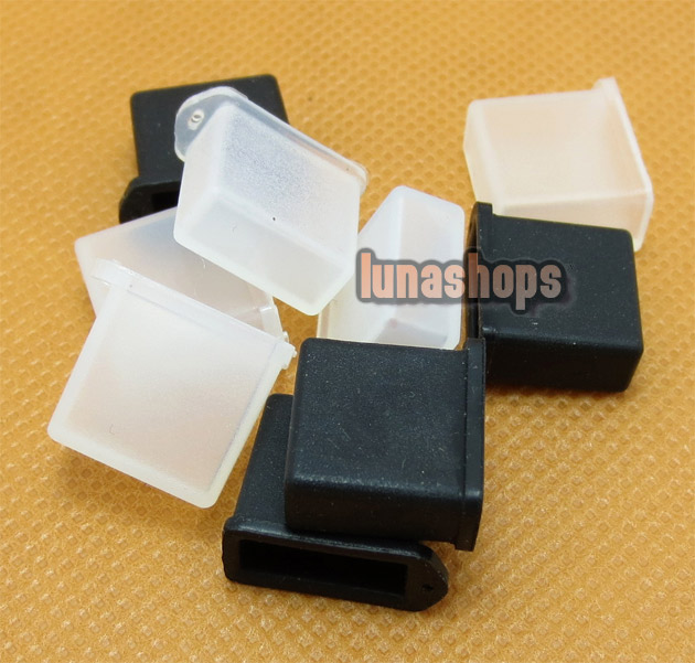 2pcs Silica Gel Dustproof dustfree dust prevention Plug Adapter For USB A2 With Hole Female port