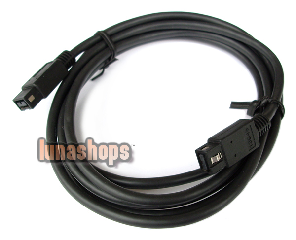 Durable 9 Pin Male to 9 Pin Male Cable M/M IEEE 1394b Cable Firewire Cable