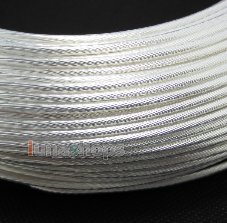 95m Acrolink Silver Plated OCC Signal   Wire Cable 19 Pins × 0.37mm For DIY Hifi 