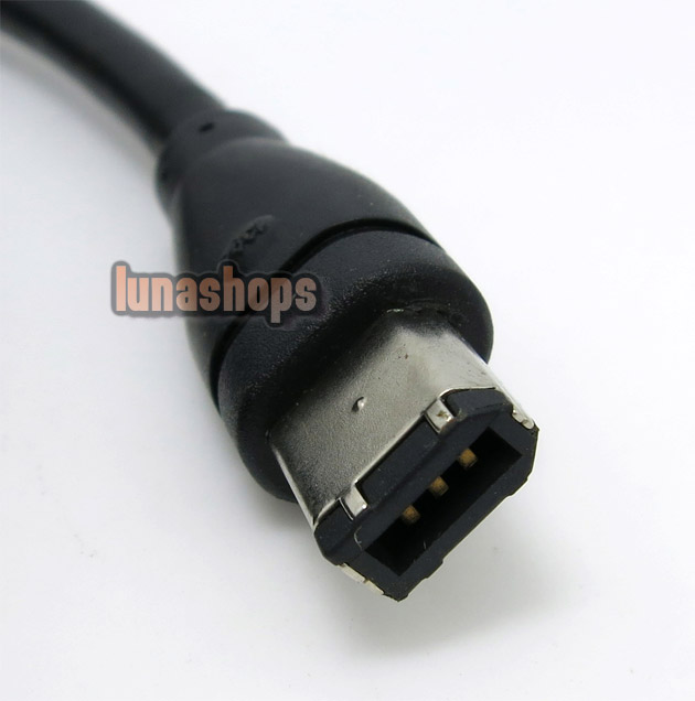 IEEE 1394 6 to 9 pin Male to Male Firewire i-Link DV Cable PC