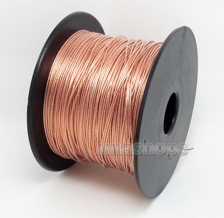 100m 24AWG Ag99.9% Acrolink Pure 7N OCC Signal Wire Cable 30/0.1mm2 Dia:0.88mm For DIY 