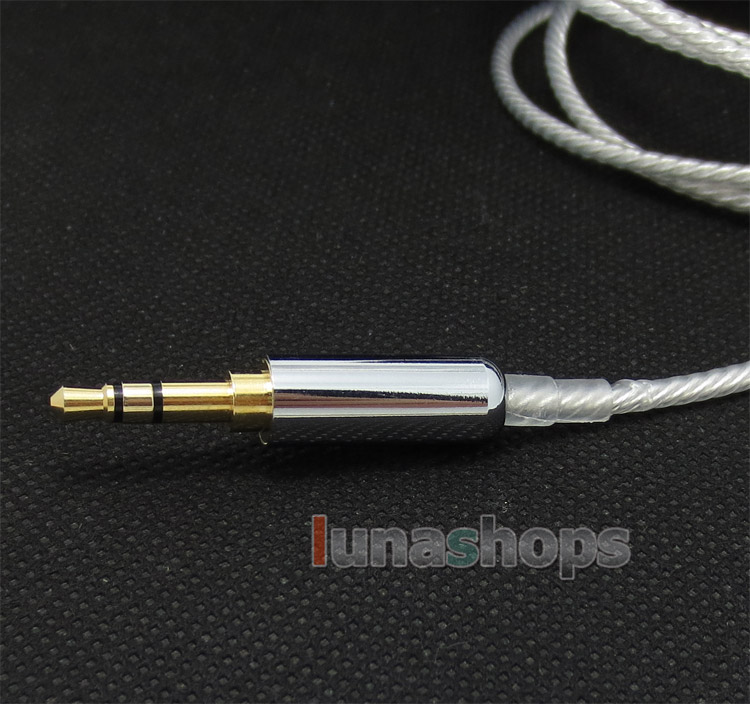 Pure Silver Plated 3.5mm Male Headphone cable for Sony mdr-10r mdr-10rc MDR-10R MDR-10RBT MDR-NC50 MDR-NC200D