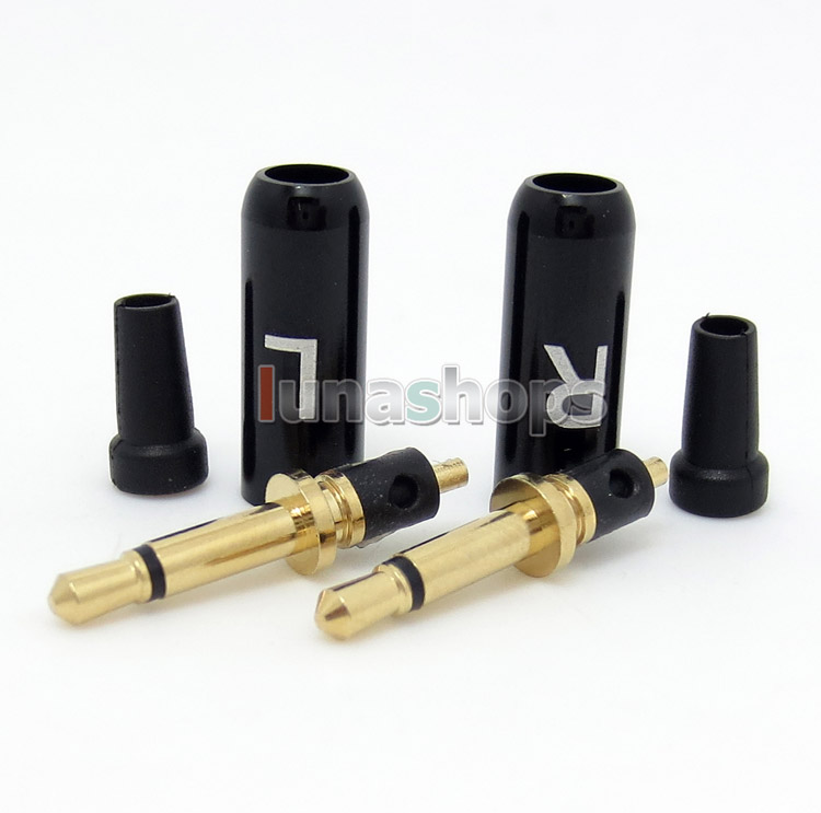 1pair 2.5mm Audio DIY Adapter Pins For Oppo PM-1 PM-2 Planar Magnetic B&W Bowers & Wilkins P3 Headphone 
