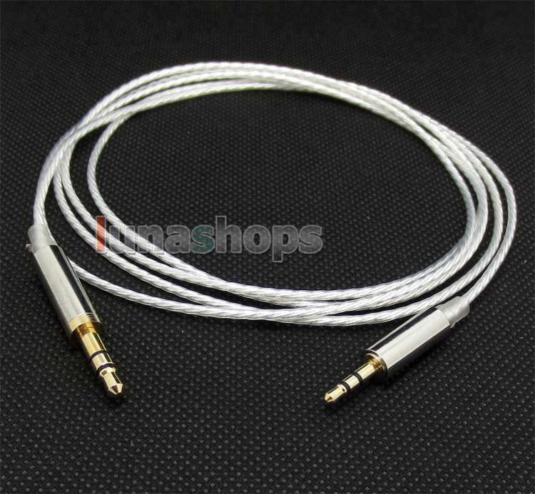 1.3m 3.5mm To 2.5mm Earphone Cable For Sennheiser mm400 mm450 HD500 HD570 HD575 HD200 HD270 EH2270 HD590 Philips Fidelio X1 UE6000 UE9000 