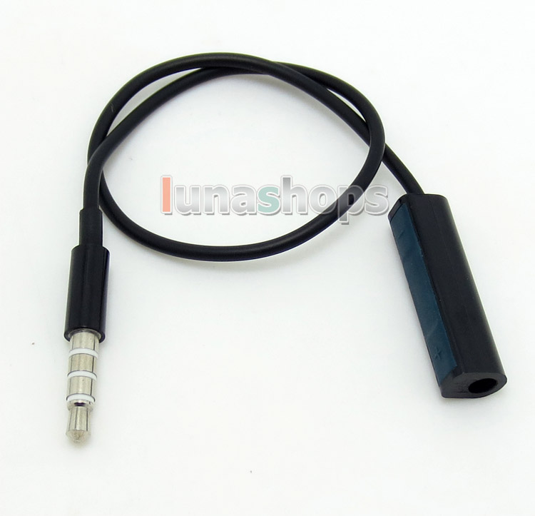 For Car Use 3.5mm male to Female Aux speaker audio cable With Remote Control