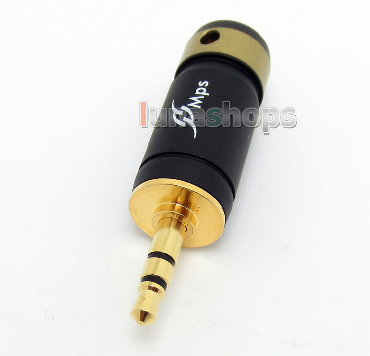 MPS Sword Tiger 3.5mm Male Plug Golden Plated solder type Adapter For DIY 