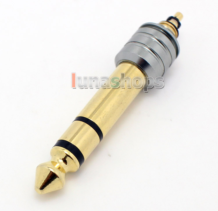 6.5mm 6.35mm Stereo Male Plug Audio Cable Connector with screw thread
