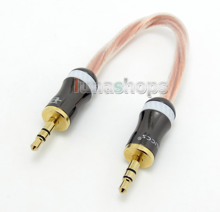 3.5mm 7N OCC Male Hifi Headphone AMP Amplifier audio DIY cable For MP3 etc.