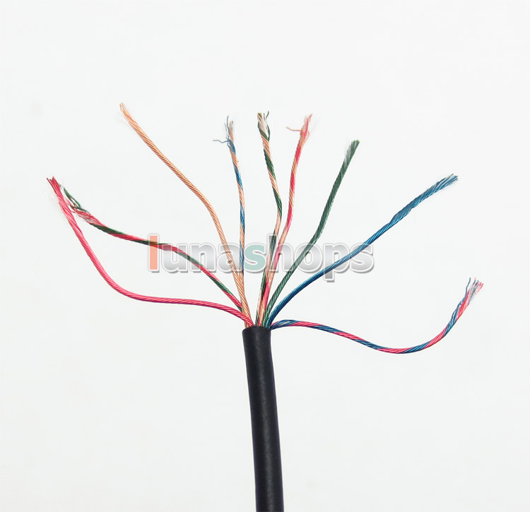 9Pin 5n OFC Soft Earphone Bulk Cable For Repair or DIY Custom Cable