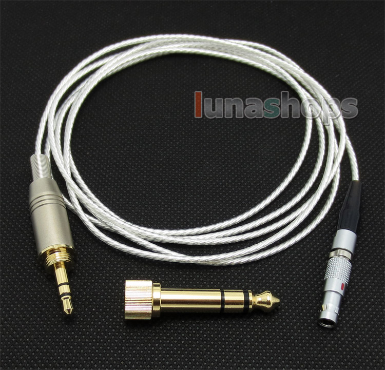 Silver Plated + 6N OCC Earphone Cable For AKG K812 Reference Headphone 