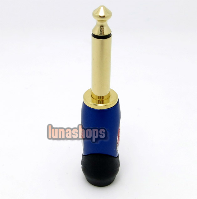 Mono Plug Audio Cable Connector 6.5mm male DIY Soldering adapter