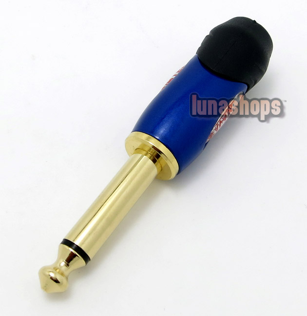 Mono Plug Audio Cable Connector 6.5mm male DIY Soldering adapter