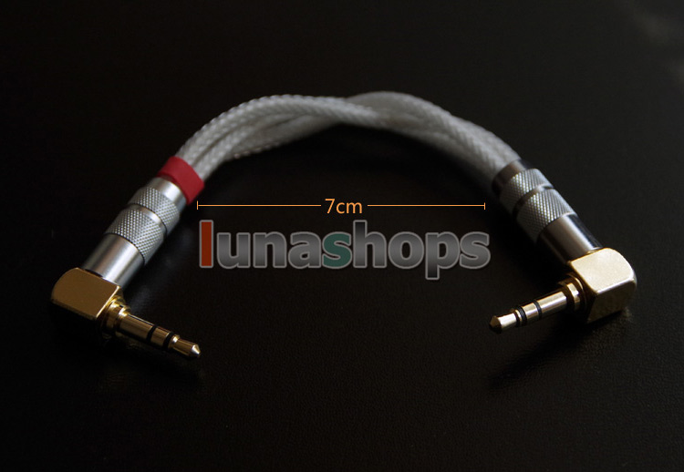 Custom Oyaide 3.5mm Stereo male to male 90 degree angle hifi Audio cable