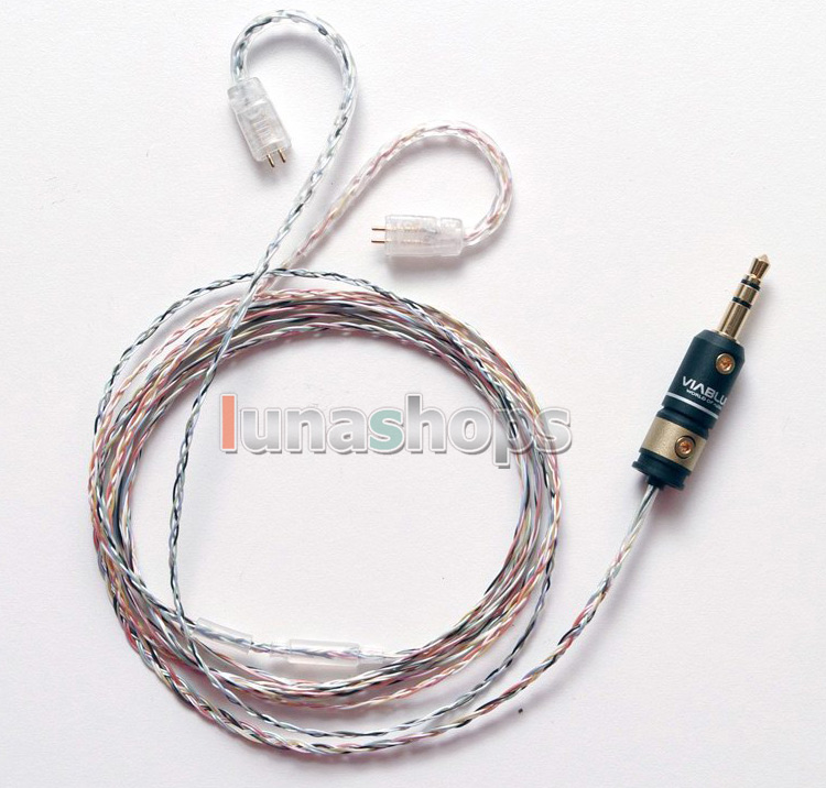 120cm Custom 6N OFC 8 wires Cable For Ultimate TF10 earphone headset