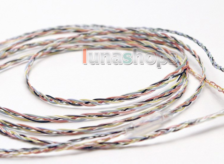 120cm Custom 6N OFC 8 wires Cable For Ultimate TF10 earphone headset