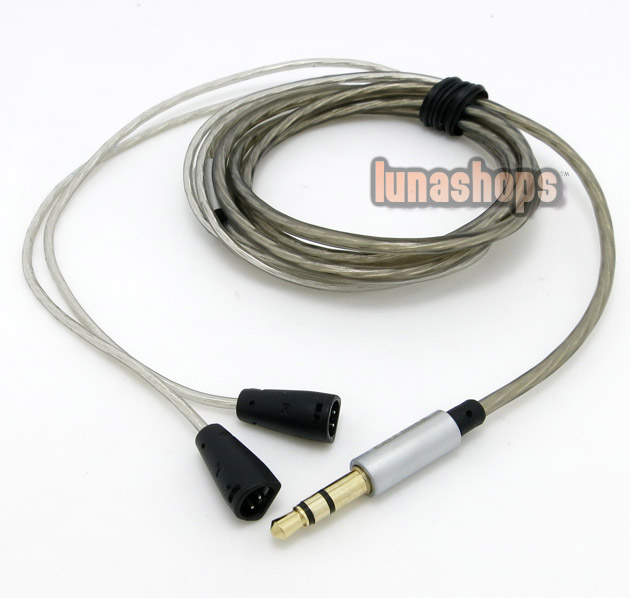110cm 99.9% 5N OFC Headset Earphone upgrade cable For Sennheiser IE8 IE80 Earphone