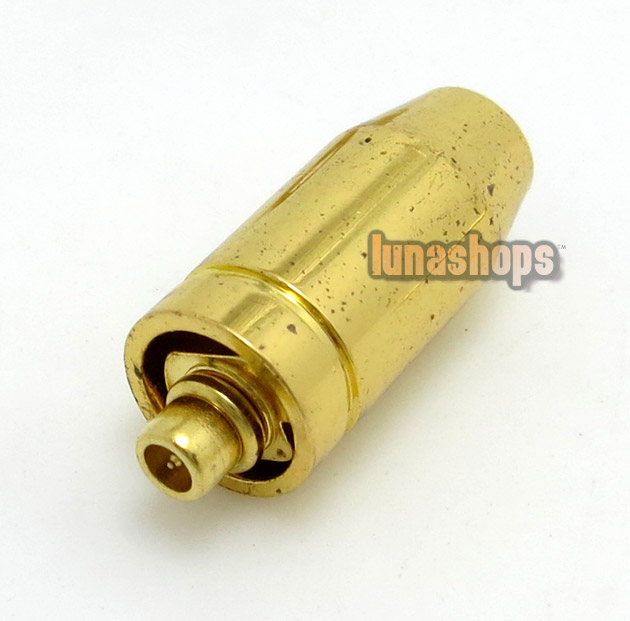 Copper Cover For Shure SE535 SE425 SE315 SE215 Earphone Upgrade Cable Male Plug Pins 