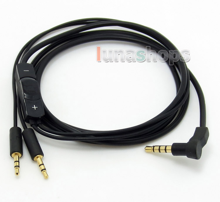 With Mic Remote Cable For Sol Republic Master Tracks HD V8 V10 V12 X3 Headphone
