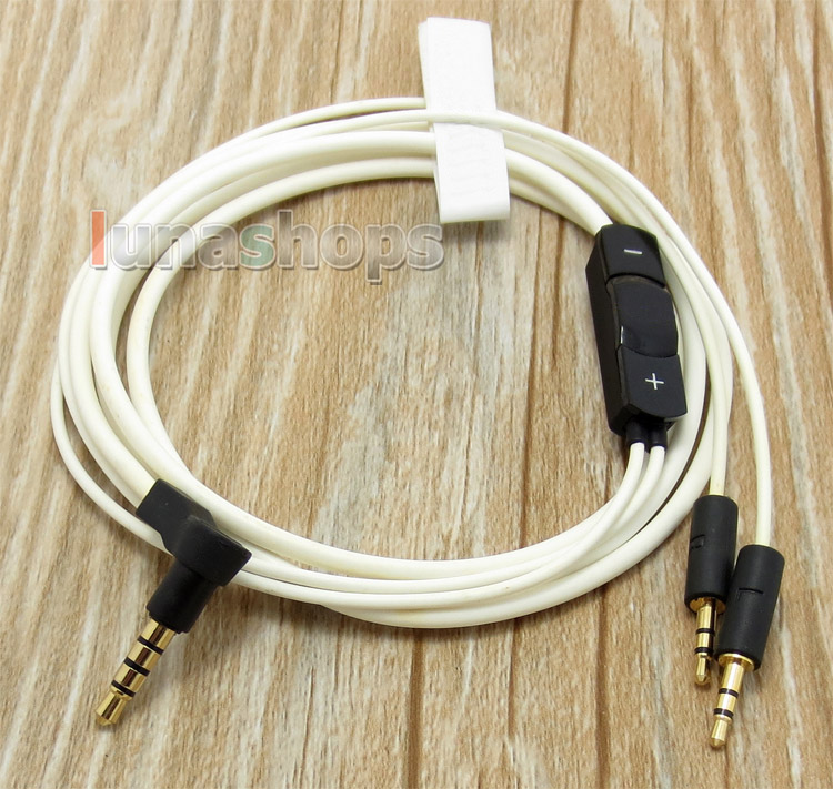 With Mic Remote Cable For Sol Republic Master Tracks HD V8 V10 V12 X3 Headphone