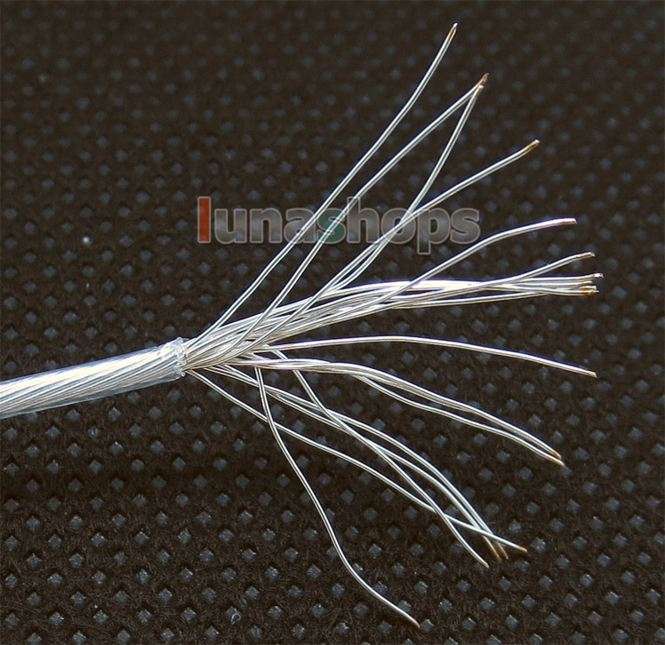 100m Acrolink Silver Plated 6N OCC Signal   Wire Cable 0.75mm2 Dia:1.5mm For DIY 