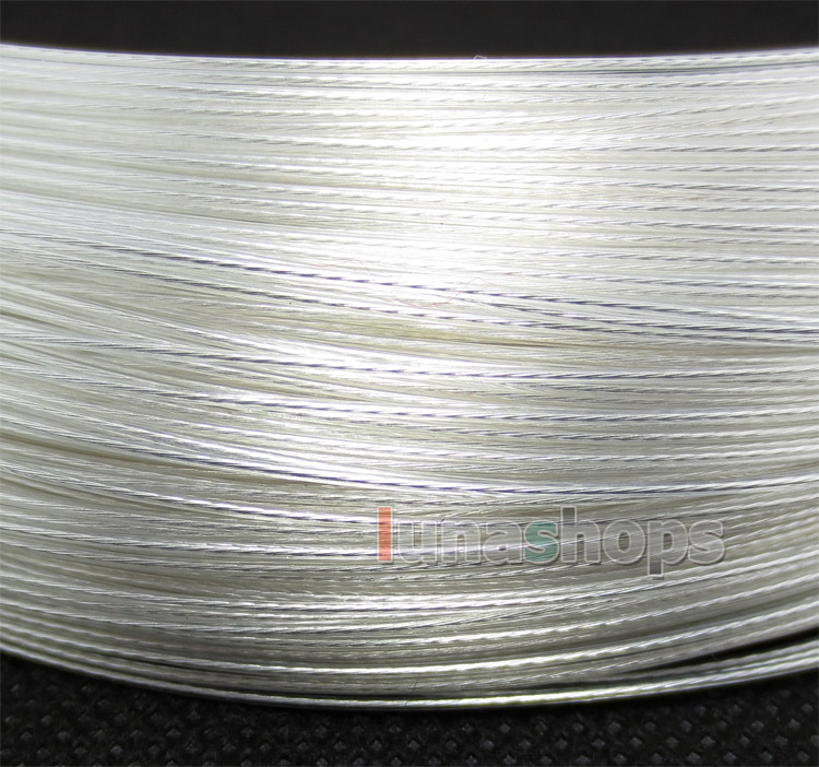 200m Acrolink Silver Plated 6N OCC Signal   Wire Cable 0.1mm2 Dia:0.65mm For DIY 