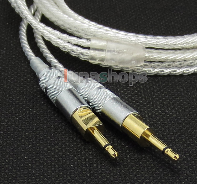 3pin XLR Male PCOCC + Silver Plated Cable for Sennheiser HD700 Headphone Headset