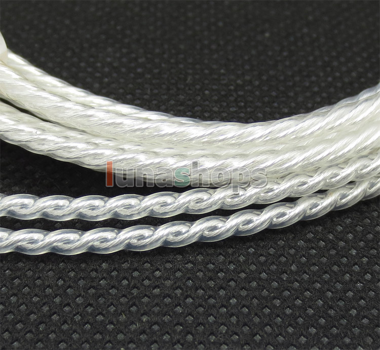 6.5mm 3.5mm PCOCC + Silver Plated Cable for Sennheiser HD800 Headphone Headset