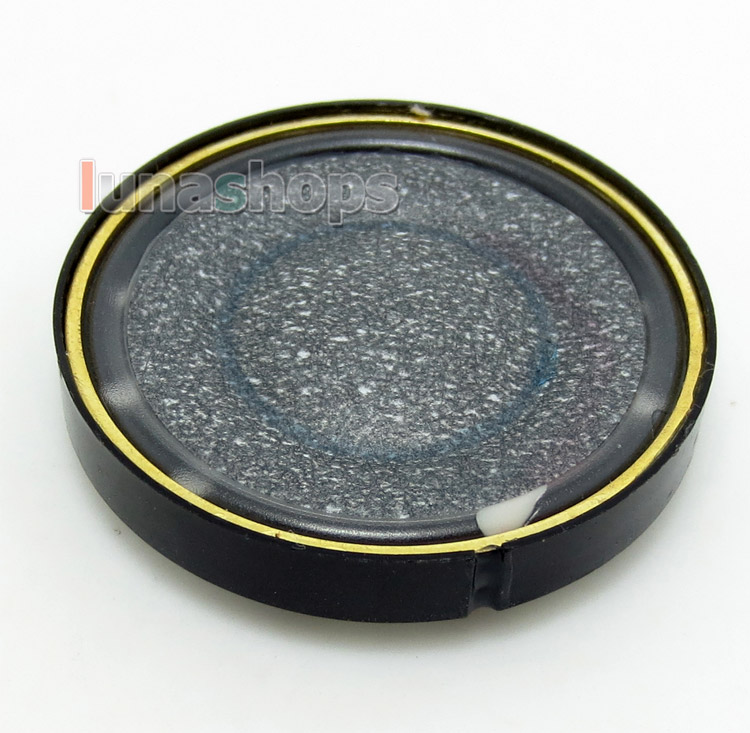 1 Pair Gold Dia 40mm Black Carbon Paper Basin Speaker Unit For DIY Custom Earphone Headphone