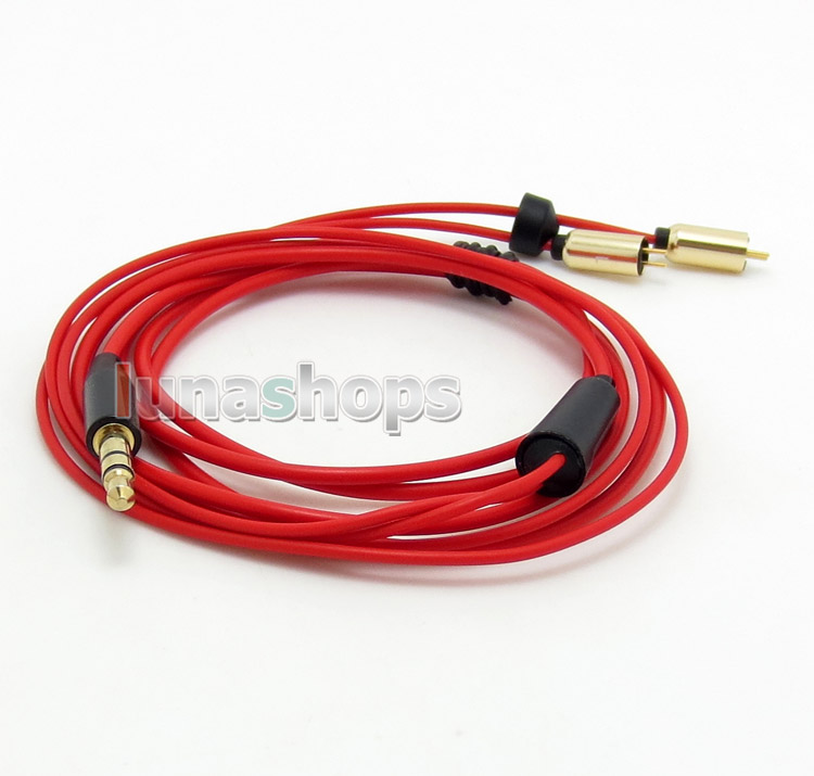 120cm Red Handmade Cable For Ultimate Ears UE TF10 SF3 SF5 5EB 5pro Earphone 