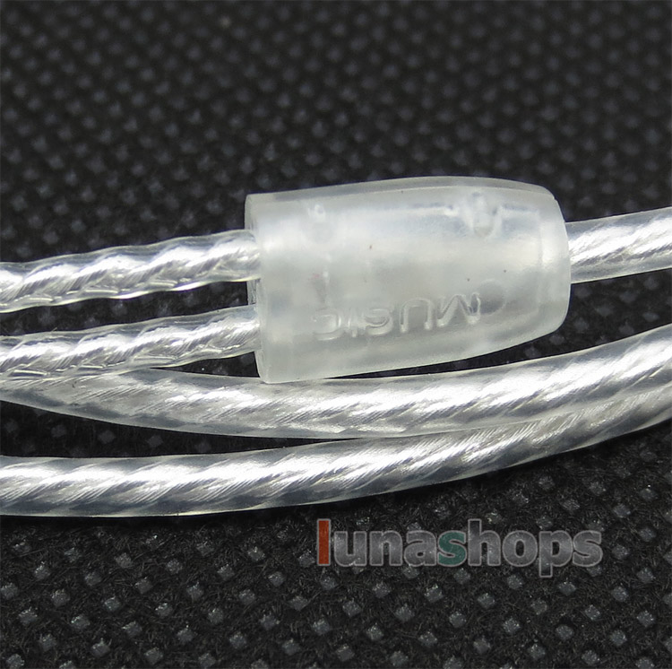 Extreme Soft 5N OCC + Silver Plated Earphone Cable For JVC HA-FX850 In-Ear 