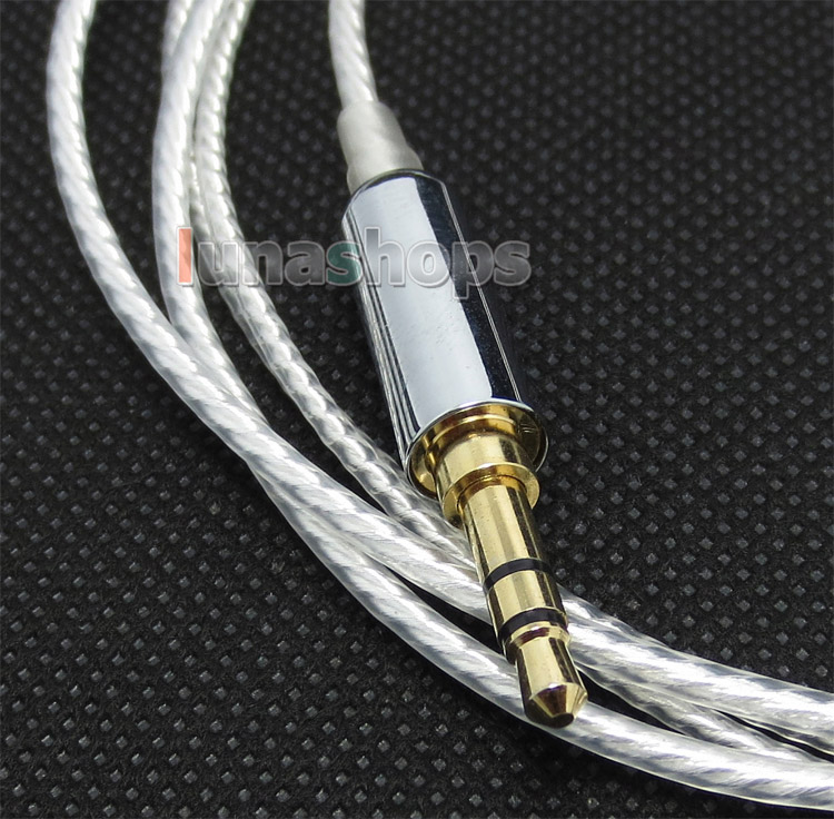 Extreme Soft 5N OCC + Silver Plated Earphone Cable For Ultrasone IQ edition 8 julia Onkyo ES-FC300 ES-HF300 es-cti300 Fostex TE-05