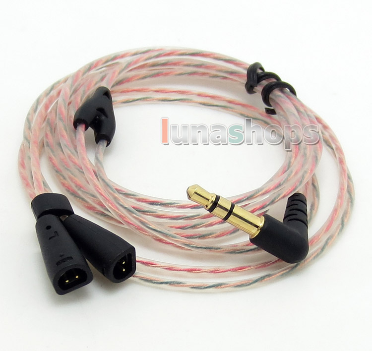 5N OFC Soft Skin Earphone Cable For  Sennheiser IE8 IE80 IE800 IE8i Cable