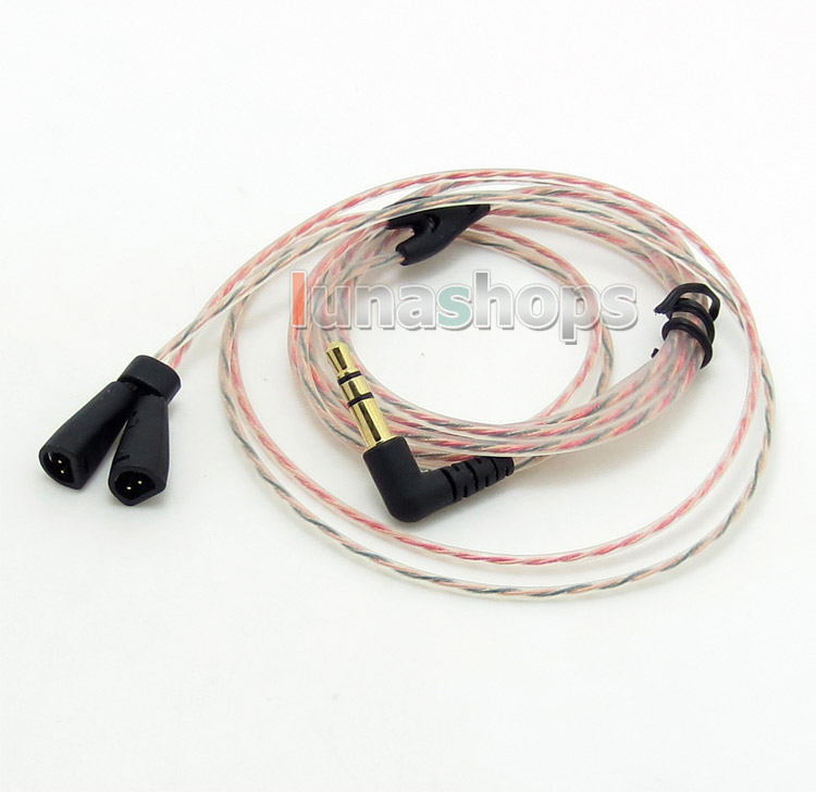 5N OFC Soft Skin Earphone Cable For  Sennheiser IE8 IE80 IE800 IE8i Cable