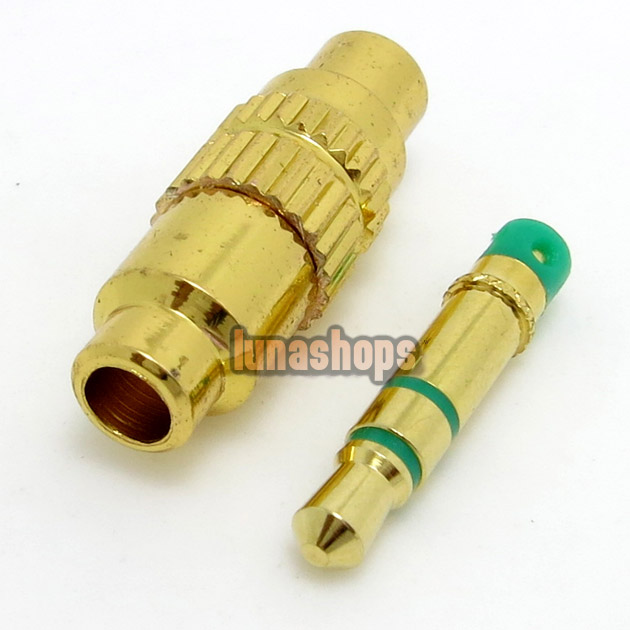 For 1 pcs 3.5mm Copper Earphone Upgrade Cable Stereo DIY Adapter Plug