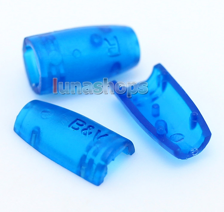 Blue Cover Shell For Shure SE535 SE425 SE315 SE215 Earphone Upgrade Cable Male Plug Pins 