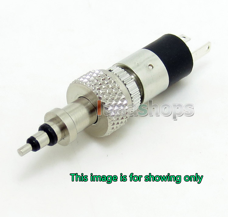 Male Smaller Size 3.5mm With Screw Thread For Shure Sony Headphone Amplifier etc.