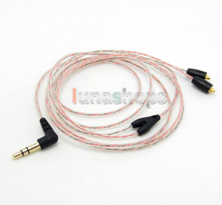 5N OFC Soft Skin Earphone Cable For Ultrasone IQ edition 8 julia Onkyo ES-FC300 ES-HF300 es-cti300 Fostex TE-05
