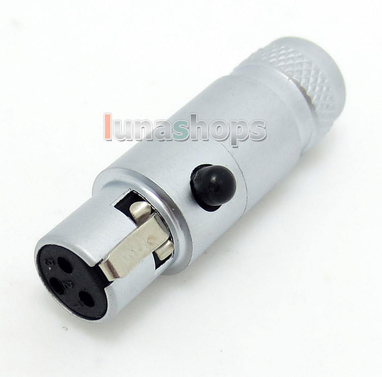 MPS Little bee/M XLR Male Plug Golden Plated solder type Adapter For DIY 