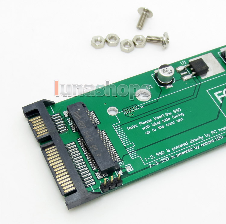 SSD Converter Adapter Card For Apple MacBook Air 6+12 2011 2010