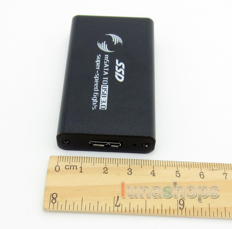 mSATA SSD to USB 3.0 External Converter Adapter HDD SSD Enclosure Case Box