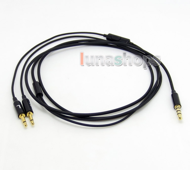Mic Remote Headphone Cable for SENNHEISER HD477 HD497 HD212 pro EH250 EH350