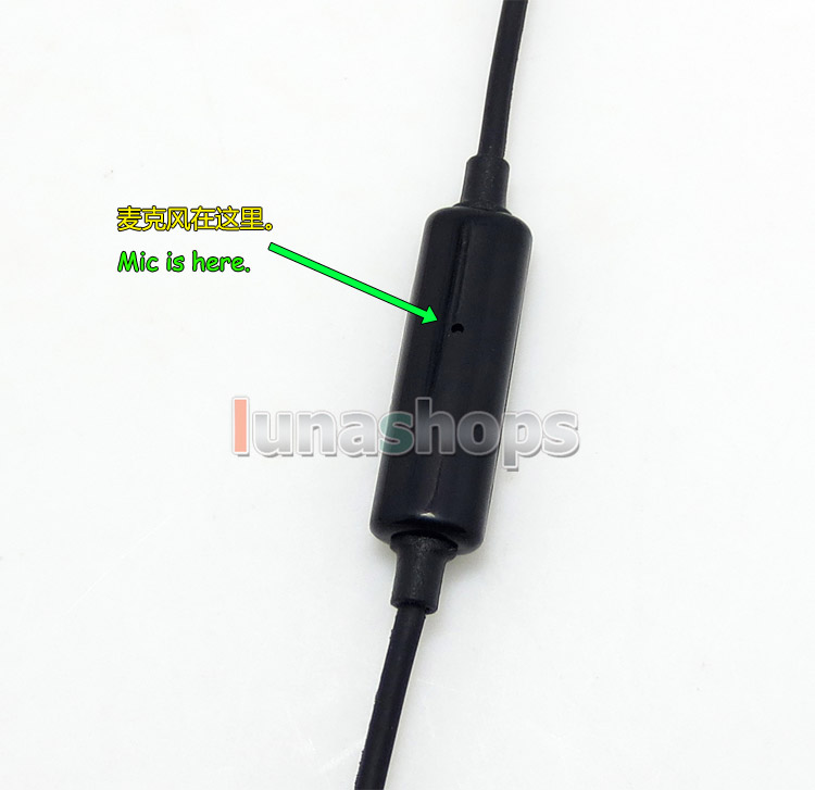 With Mic Remote 5N OFC headphone Cable Soft Light weight Cord for Oppo PM-1 PM-2 Planar Magnetic