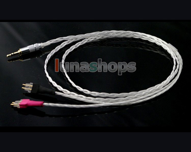 150cm Custom 8N OFC Cable For Sennheiser HD580 HD650 HD600 earphone headset