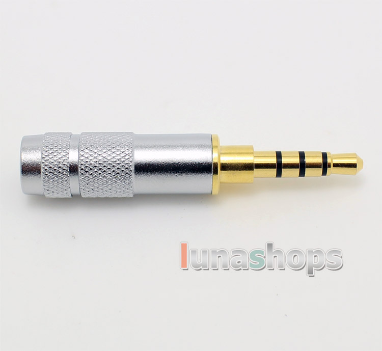 Oyaide Straight 3.5mm 4 poles Male stereo phono DIY Solder Adapter 