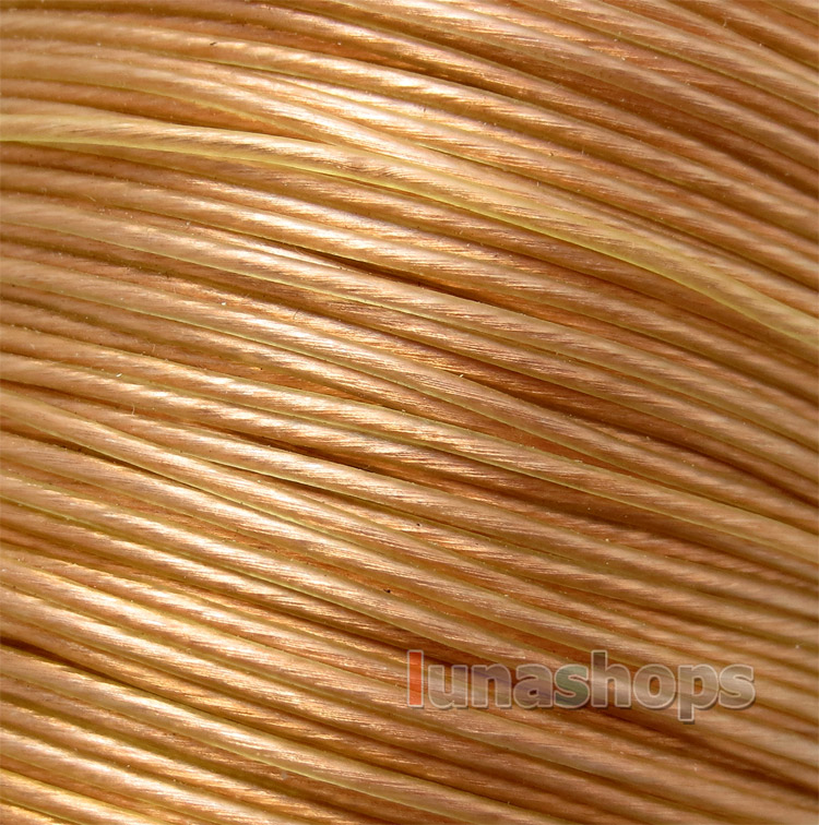 Extreme Soft Copper 100m Pure 99.99% OCC Signal Cable 40/0.08mm2 Dia:1.1mm For DIY Hifi Parts