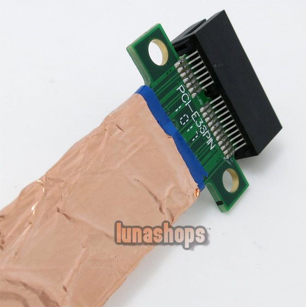 Shield Flex Ribbon Express PCI-E 1x Male to Female Riser card 1U 2U Extender Cable