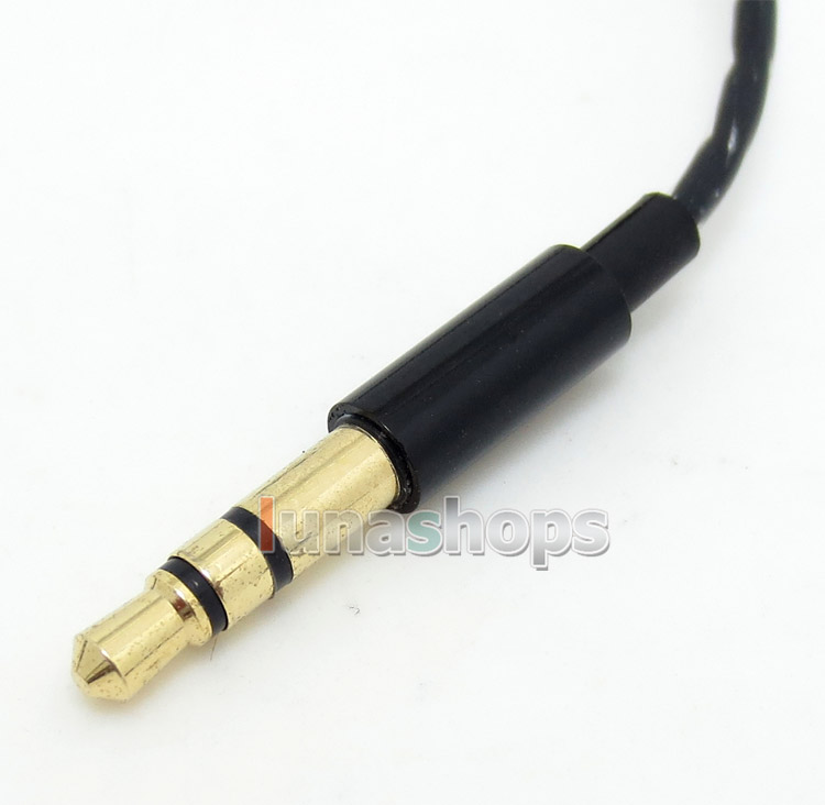 Black Super Soft 5N OFC DIY Earphone Cable for Westone Shure Fitear Headset etc